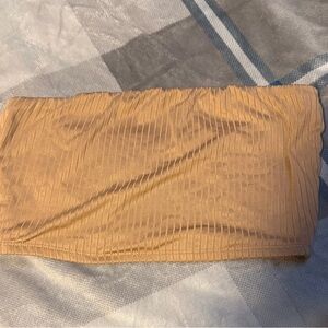 tan women’s tube top
